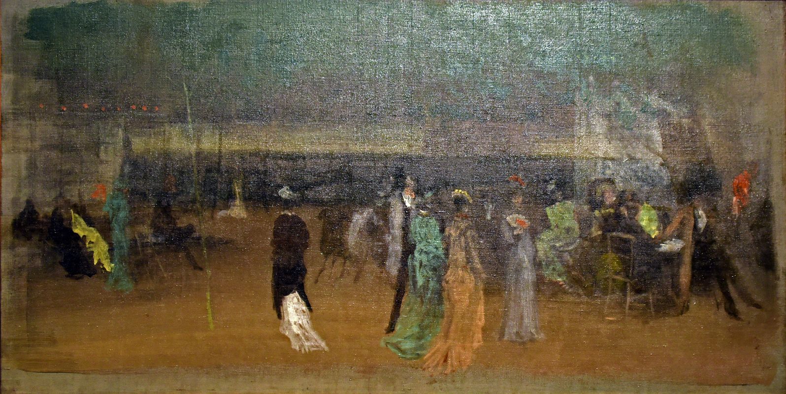 James McNeill Whistler 1870-1880 Cremorne Gardens, No 2 From New York Metropolitan Museum Of Art At New York Met Breuer Unfinished